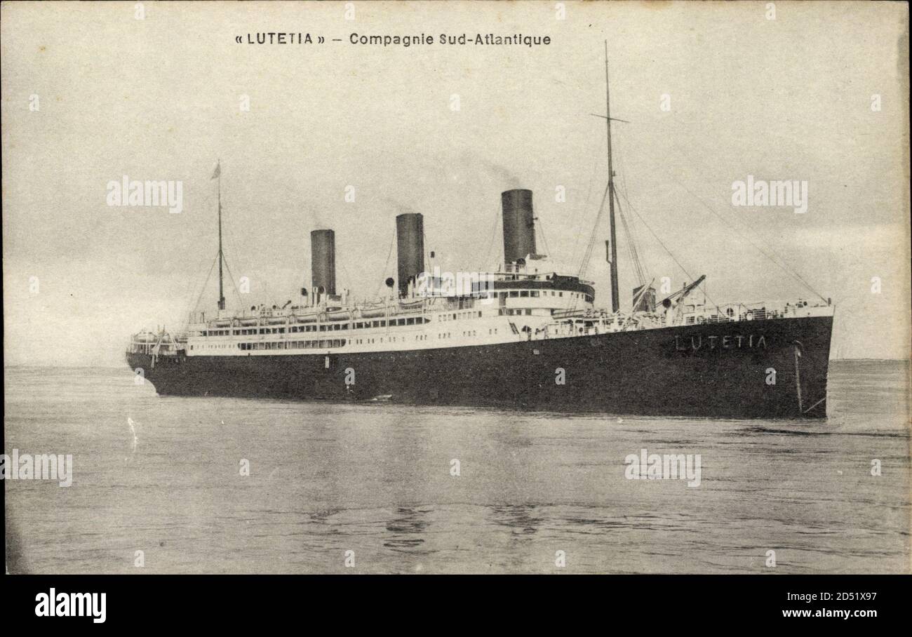 Dampfer Lutetia, Compagnie de Navigation Sud Atlantique