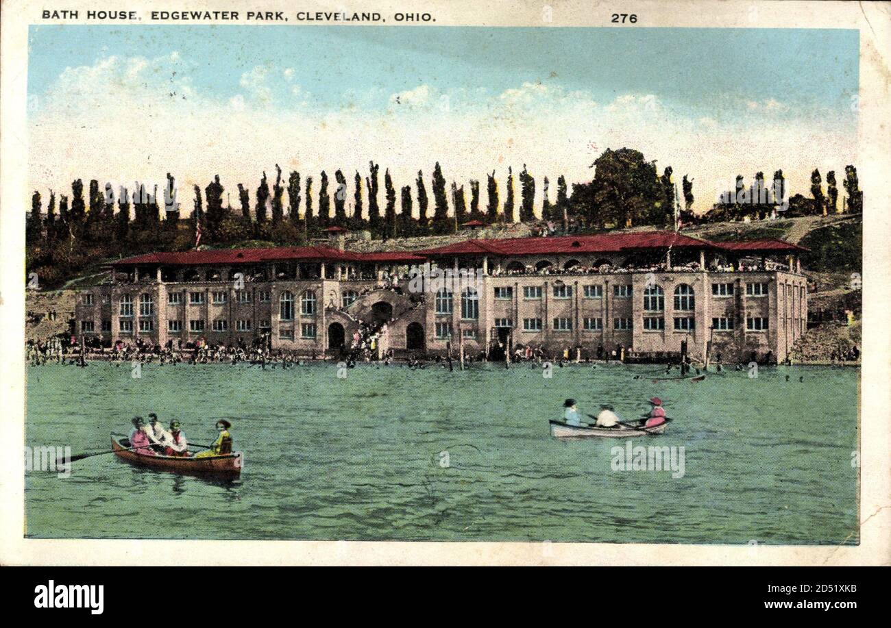 Cleveland Ohio, Bath House, Edgewater Park, Paddle Boats usage