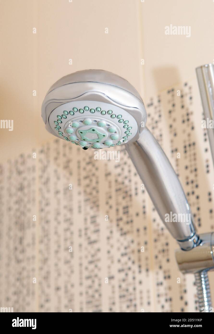 Shower hanging on the wall Stock Photo Alamy