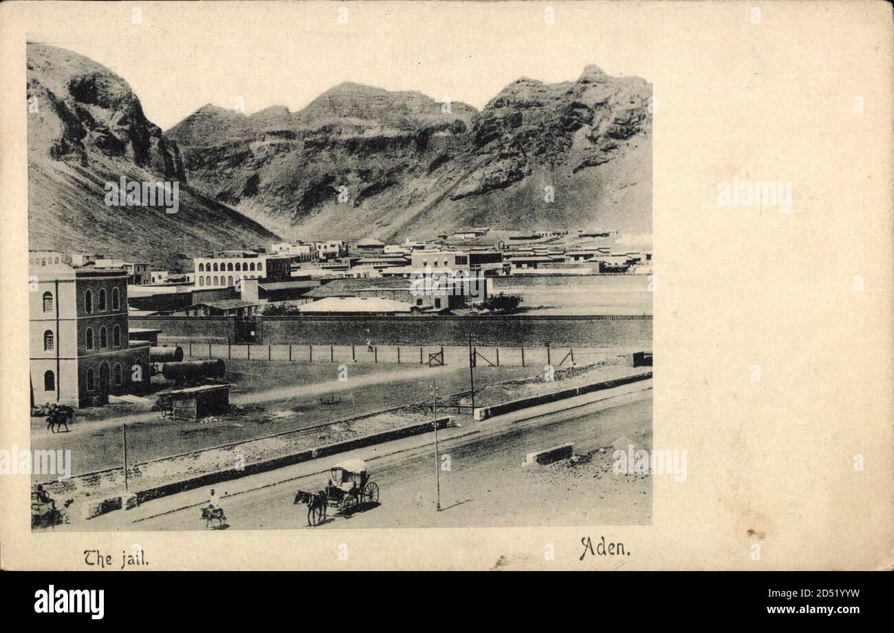 Aden Jemen, general view of the jail, street view usage worldwide