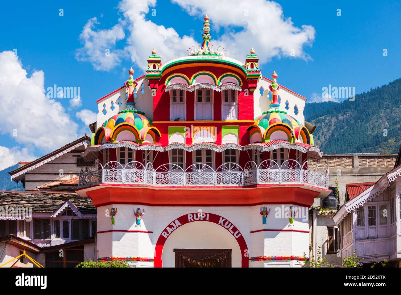 Raja Rupi Palace in Kullu town, Himachal Pradesh state in India Stock Photo