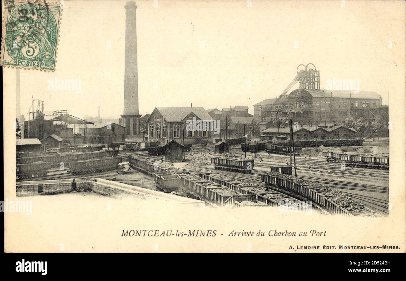Fanion Entente Montceau Les Mines – Vintage, Club Français