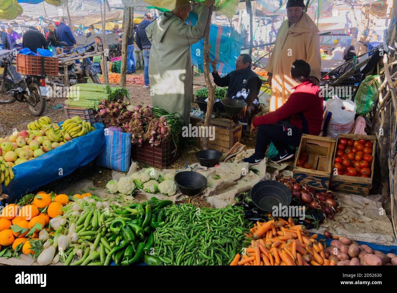 Fruit And Vegetable Market South Africa High Resolution Stock