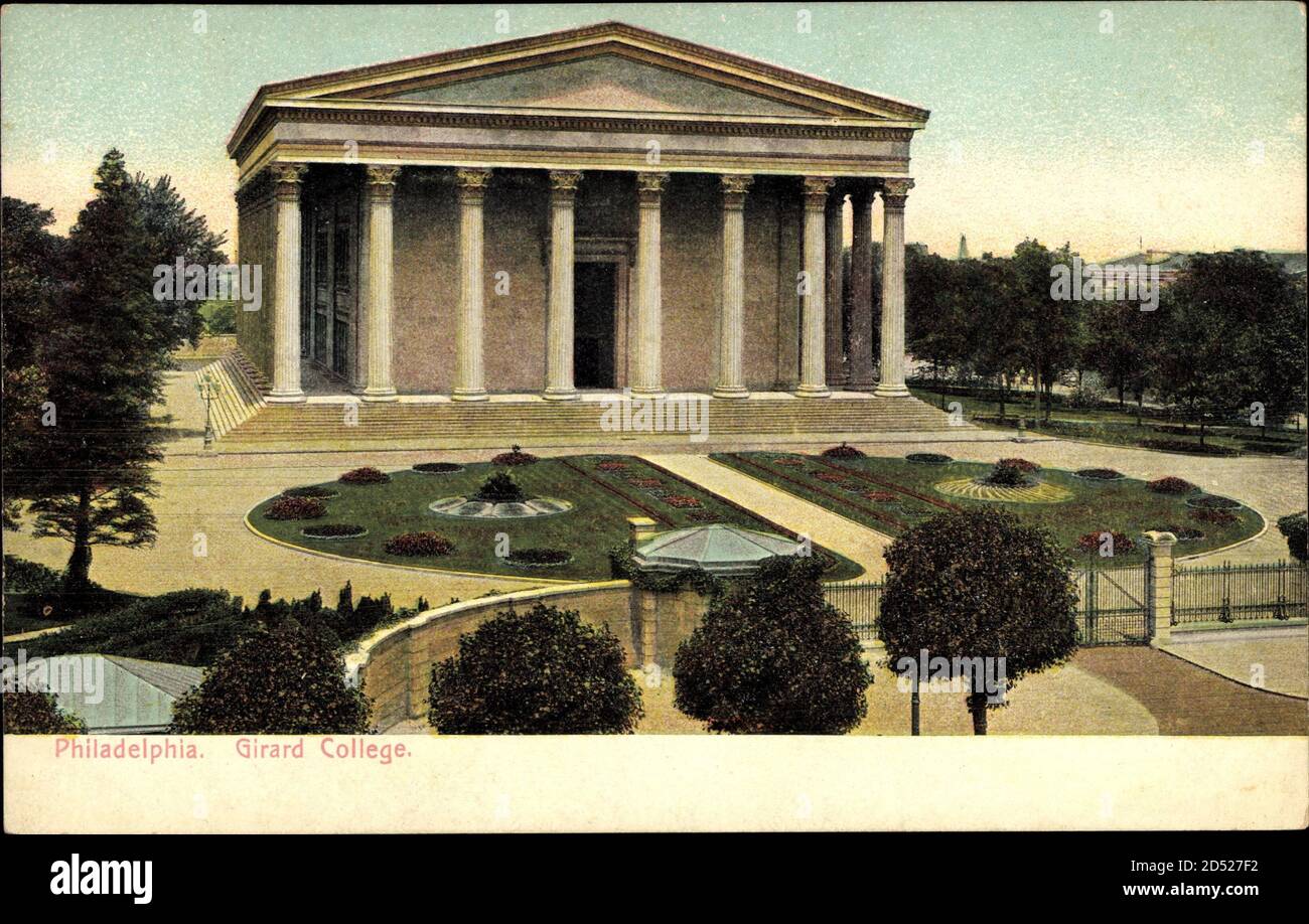 Philadelphia Pennsylvania USA, Girard College, Ansicht des Gebäudes