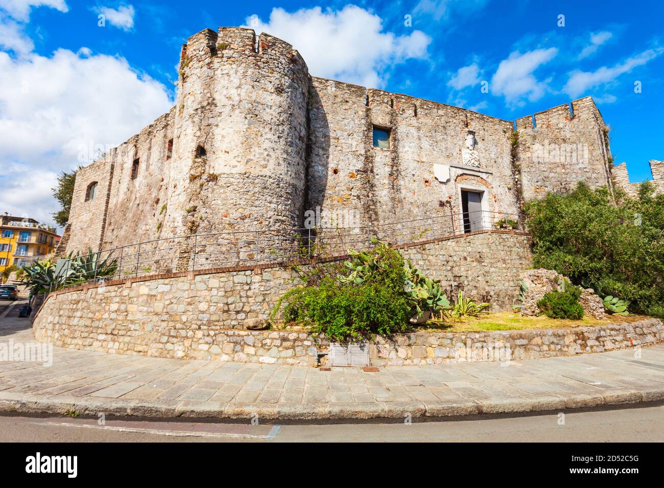 Castle of San Giorgio or Castello di San Giorgio is a medieval castle  located in La Spezia, Liguria region of Italy Stock Photo - Alamy