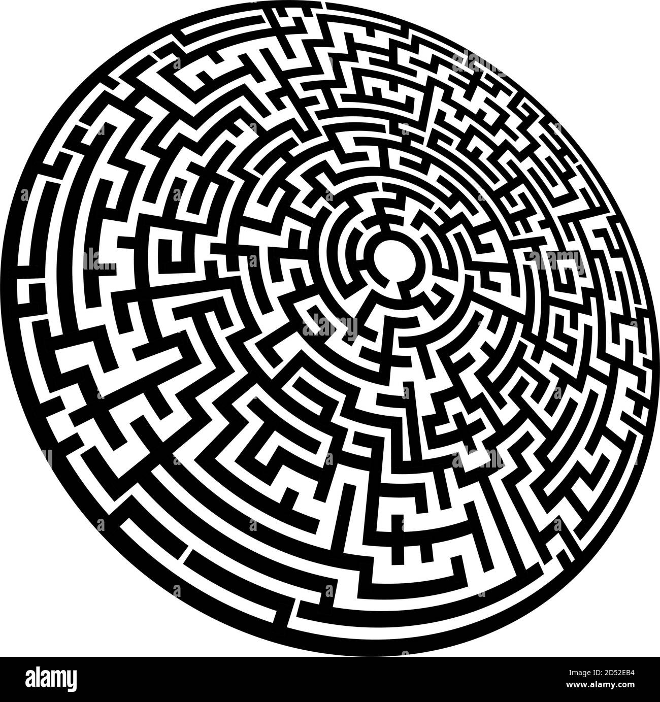 Solvable 3D maze, labyrinth, puzzle game vector illustration Stock ...
