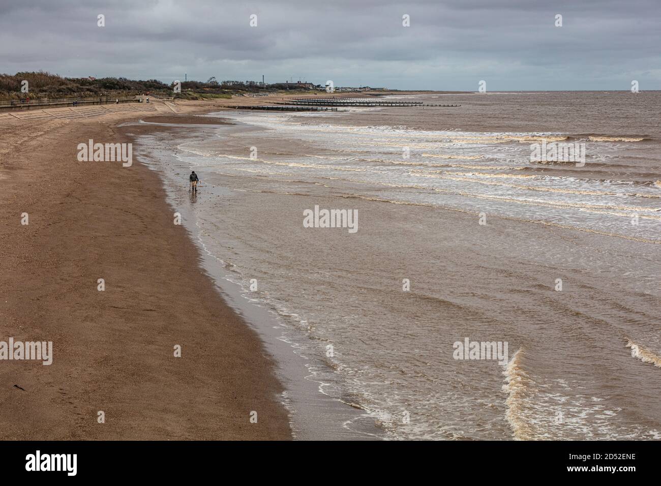 Skegness, An East Coast Resort Out Of Season Stock Photo - Alamy