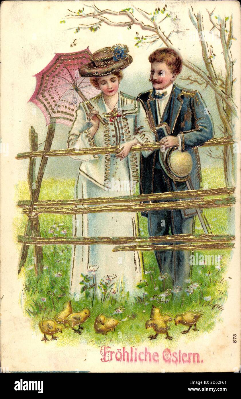 AFIE Hochzeitstagskarte In Gold – Romantische Glückwunschkarte Für Paare (12 X 17,5 Cm Mit Umschlag)