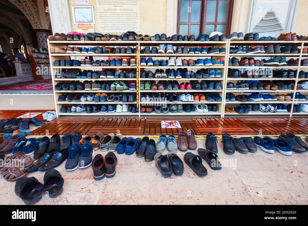 Shoes outside a mosque hires stock photography and images Alamy