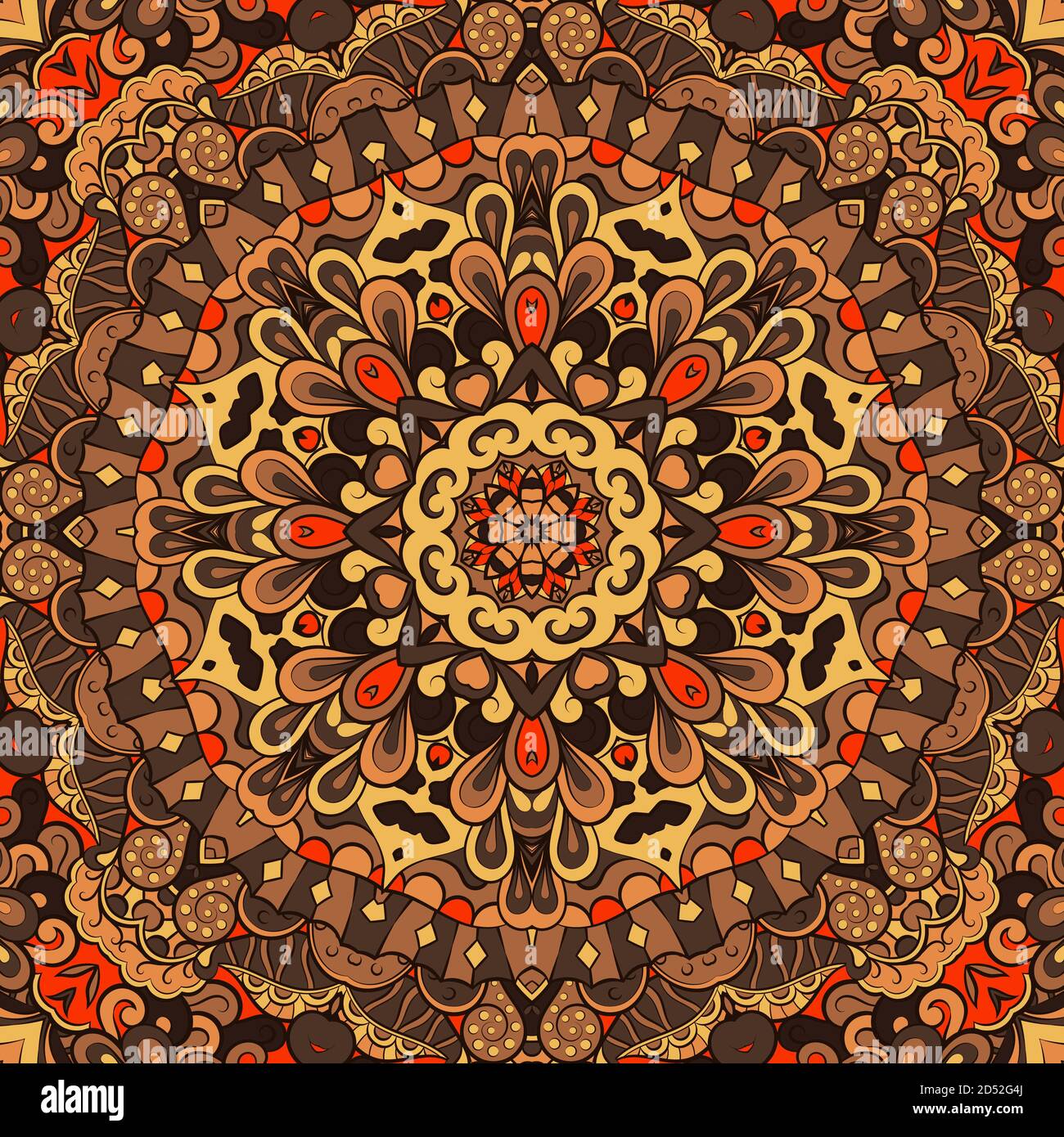 Seamless tracery tile mehndi design Stock Vector Image & Art - Alamy
