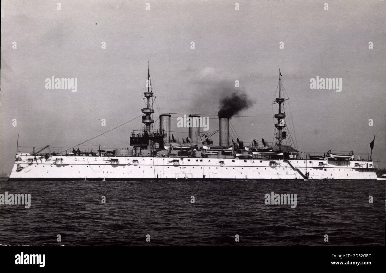 US Amerikanisches Kriegsschiff, USS New York | usage worldwide Stock Photo