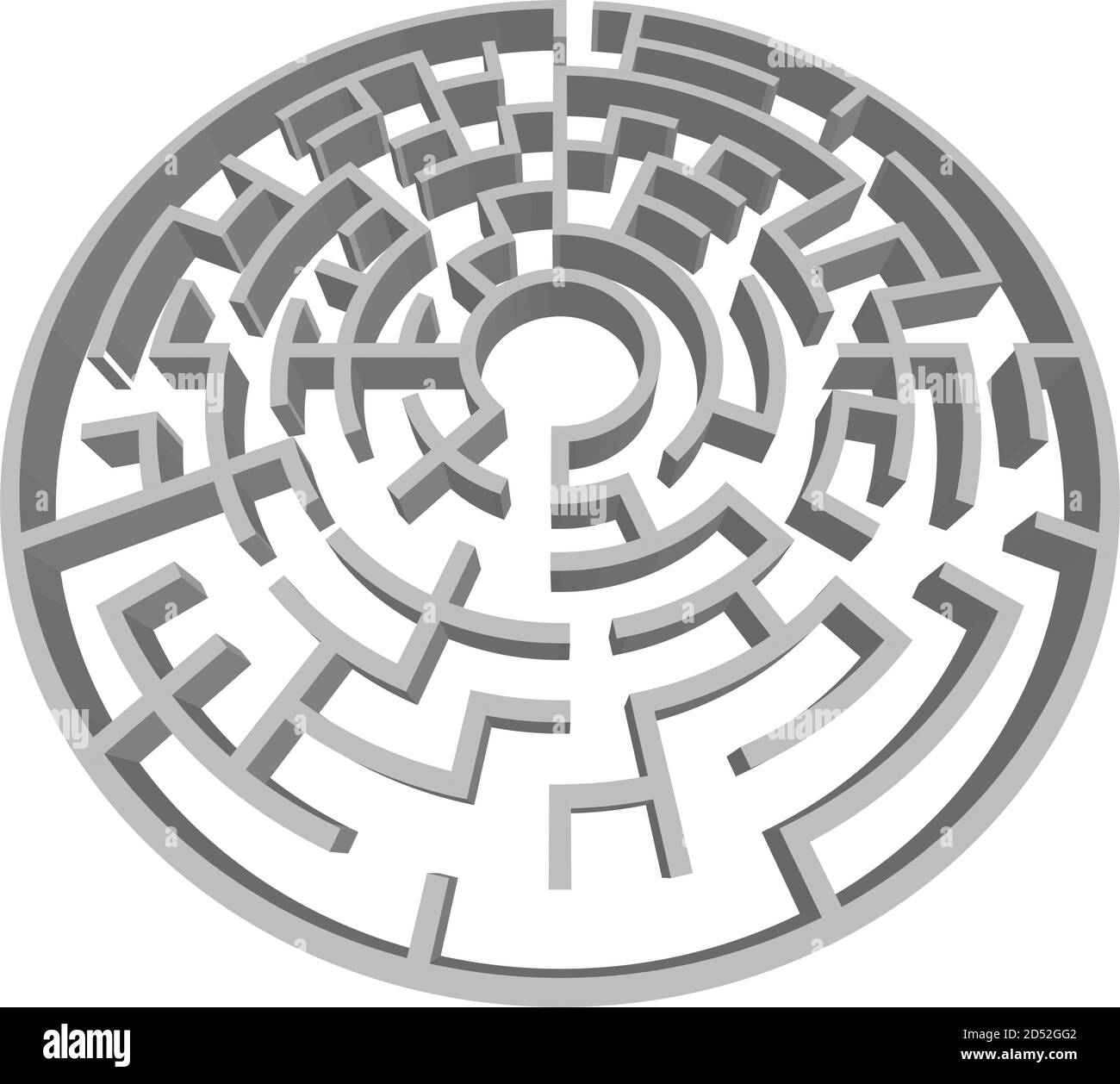 Solvable 3D maze, labyrinth, puzzle game vector illustration Stock Vector  Image & Art - Alamy