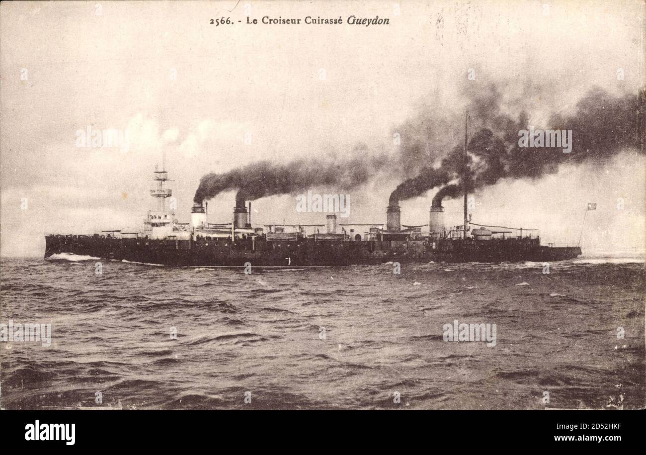 Französisches Kriegsschiff, Le Croiseur Cuirassé Gueydon usage
