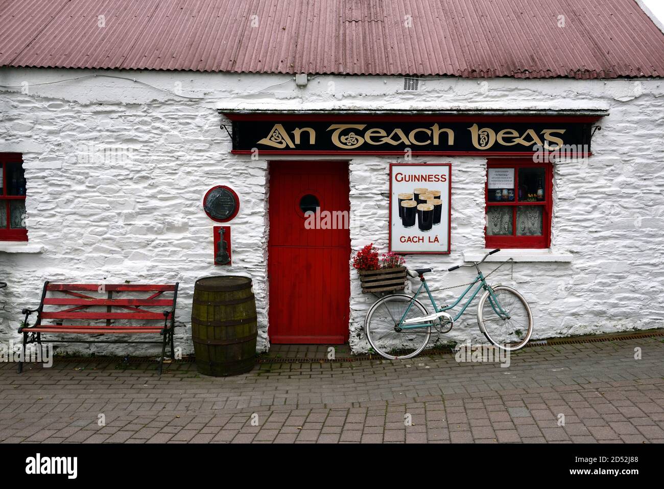 An Teach Beag Pub,An Teach Beag bar,The small house pub,Bar,Clonakilty,West Cork, Ireland, reknowned for live music, traditional pubs,RM Ireland Stock Photo