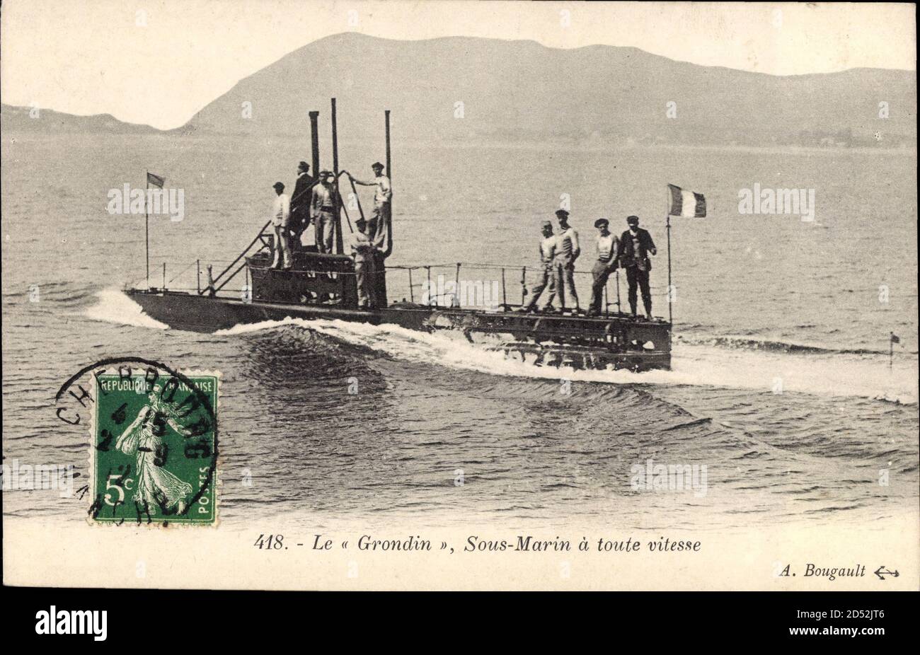 Französisches U Boot, Le Grondin, Sous Marin | usage worldwide Stock Photo