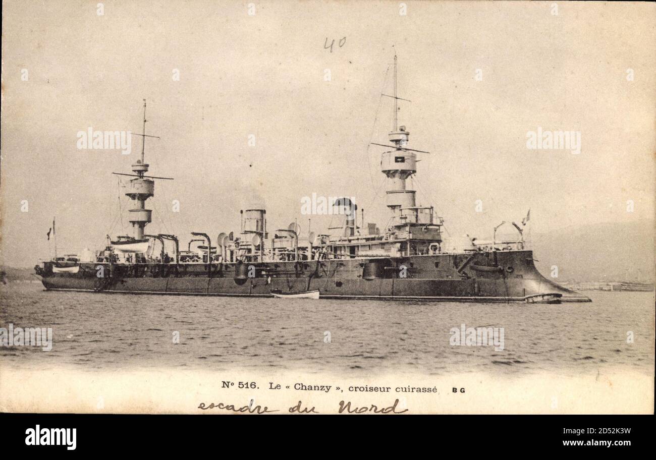 Französisches Kriegsschiff, Chanzy, Croiseur Cuirassé usage worldwide