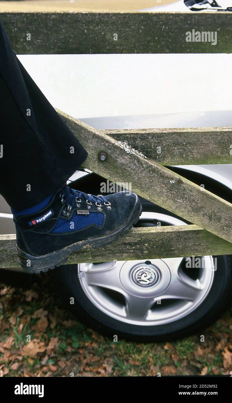 Gore-tex Walking boot Stock Photo