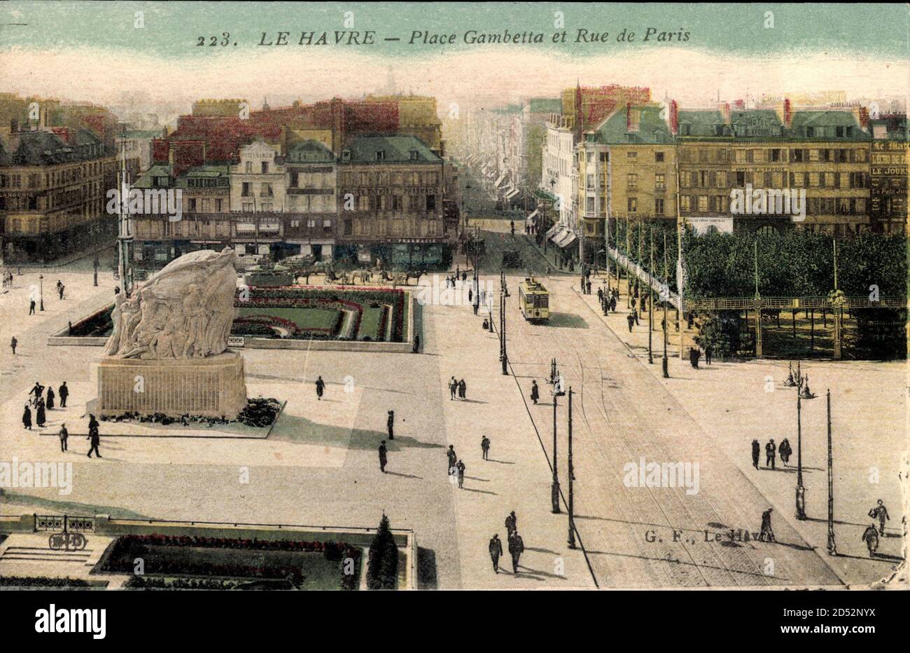 place gambetta paris high resolution stock photography and images alamy