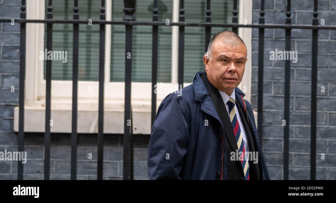 London, UK. 12th Oct, 2020. Prof Jonathan Van-Tam, deputy chief medical officer leaves 10 Downing Street London UK Credit: Ian Davidson/Alamy Live News Stock Photo