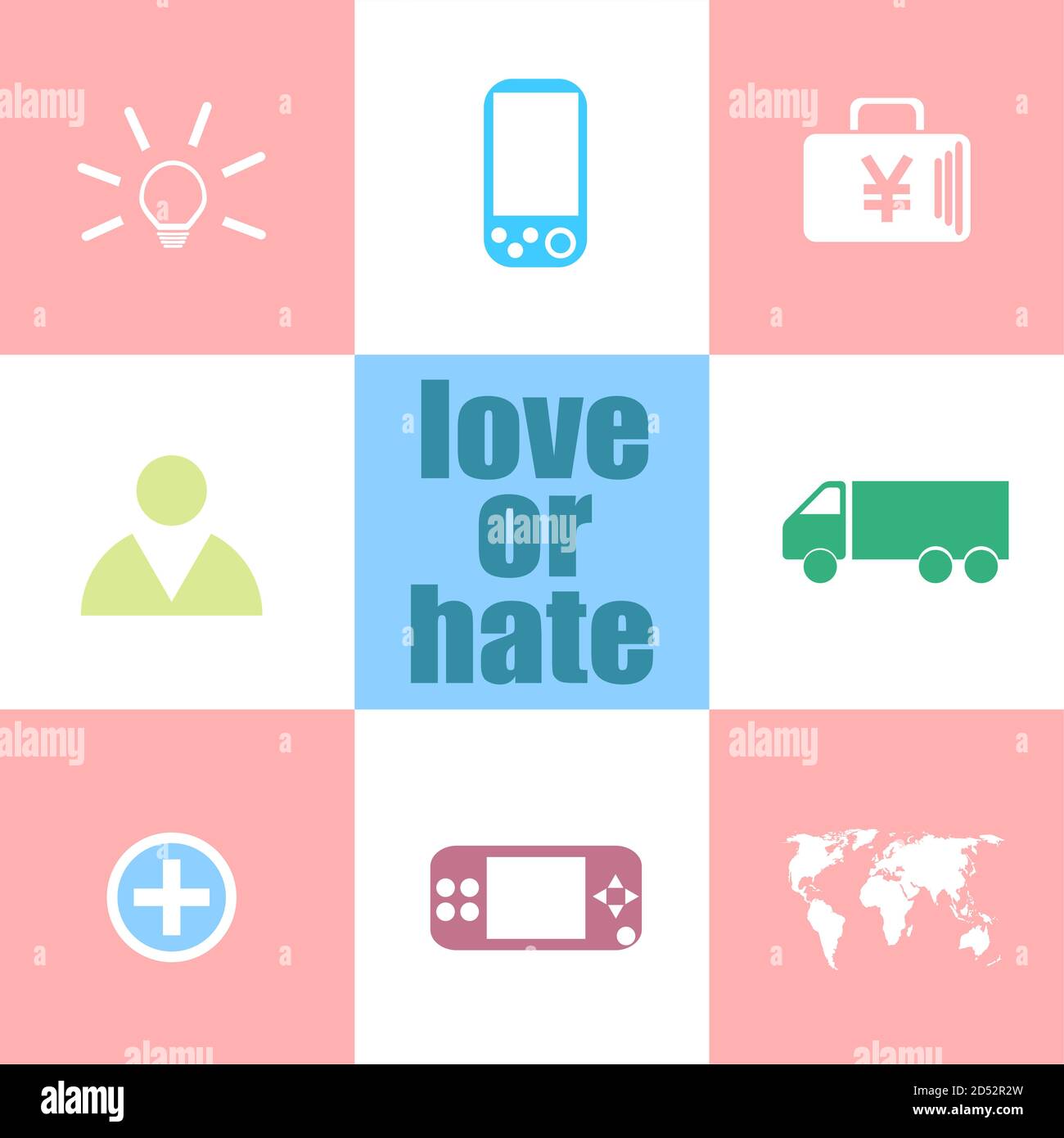 love or hate Text. Social concept . Infographic dashboard ui interface ...