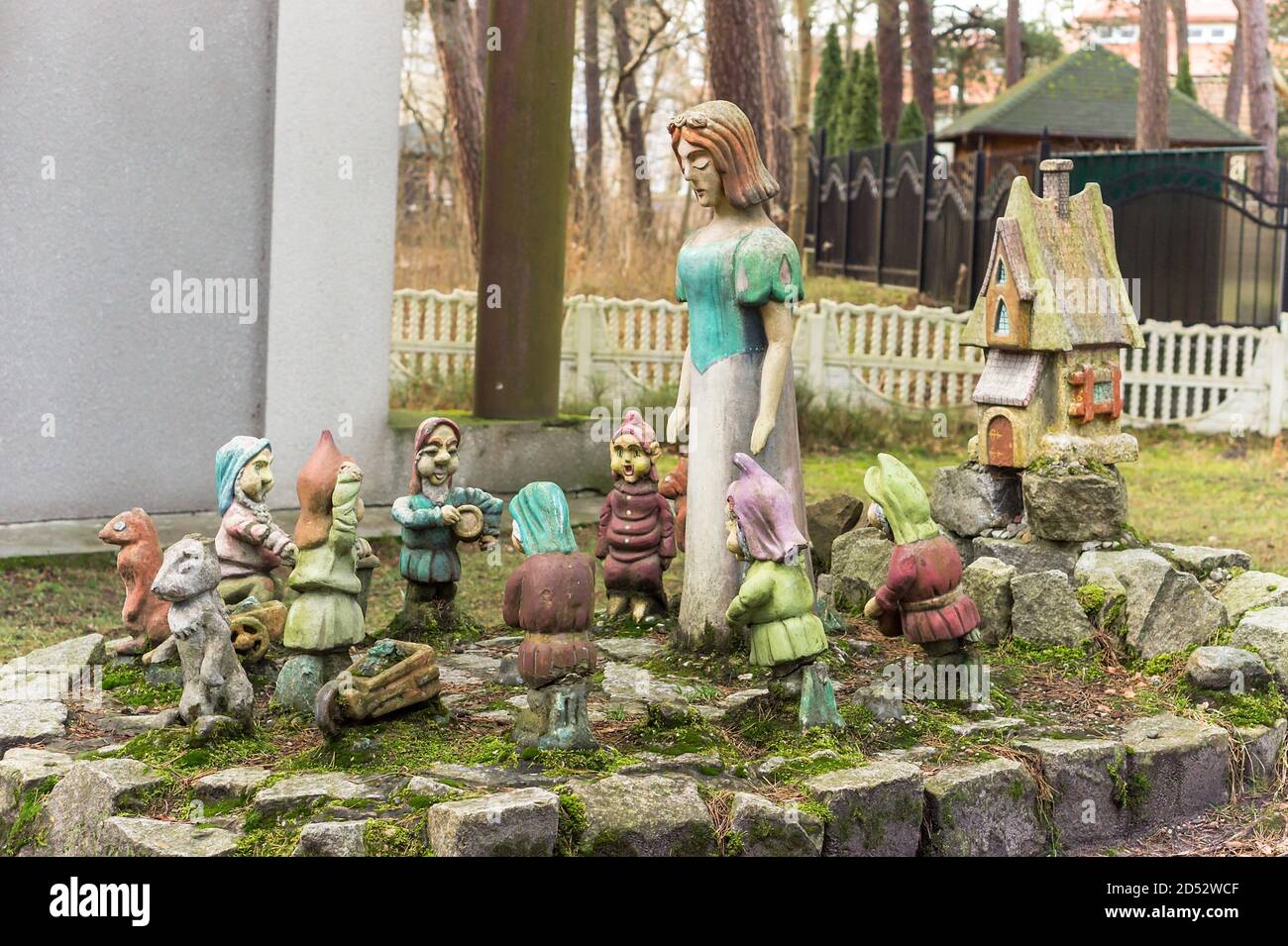 miniatures based on Hoffmann's fairy tales, figures based on fairy tales by Ernst Theodor Amadeus Hoffmann, Russia, Kaliningrad region, Svetlogorsk, H Stock Photo