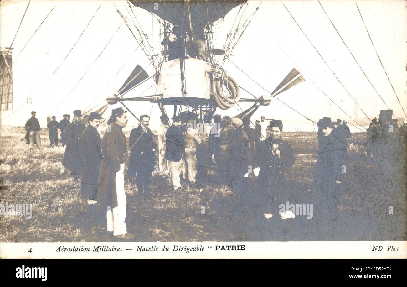 AVIATION AÉROSTATION BALLON dirigeable LE REPUBLIQUE dirigeable militaire EUR 8,00 - FR