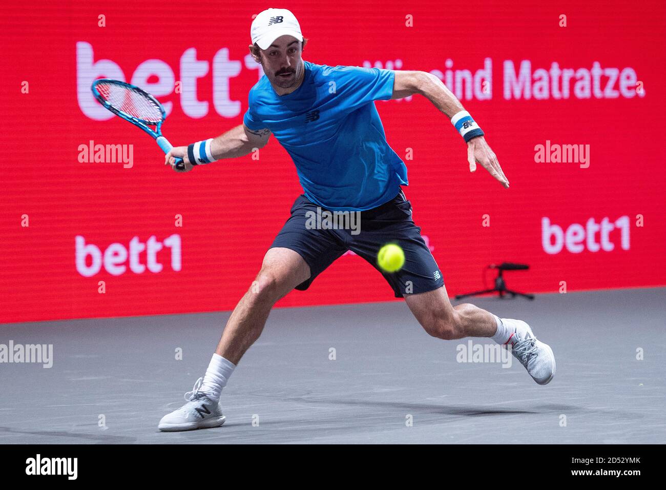 Cologne, Germany. 12th Oct, 2020. Tennis: ATP Tour, Individual, Men, 1st round, Thompson (Australia) - Novak (Austria). Jordan Thompson in action. Credit: Marius Becker/dpa/Alamy Live News Stock Photo