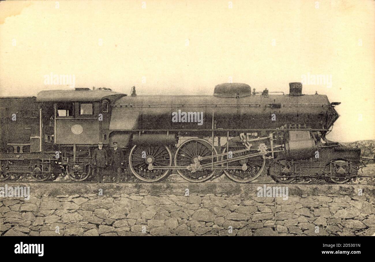 Schwedische Eisenbahn, Dampflokomotive, Pacific | usage worldwide Stock Photo