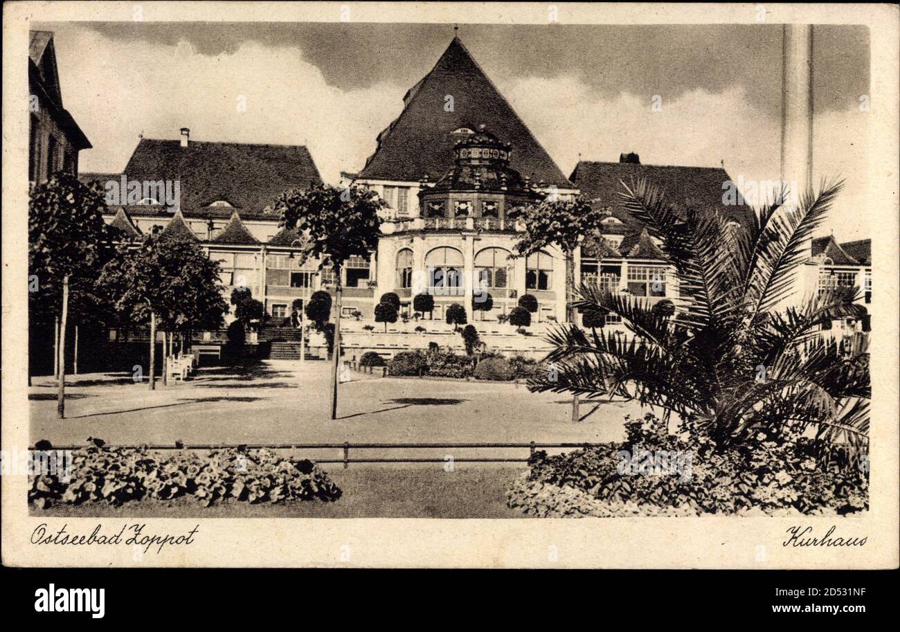 Kurhaus, Zoppot, East Prussia, Germany (i.e., Sopot, Poland)
