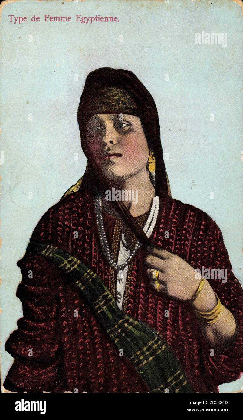 Ägypten, Type de femme Egyptienne, Ägypterin, Portrait | usage worldwide Stock Photo