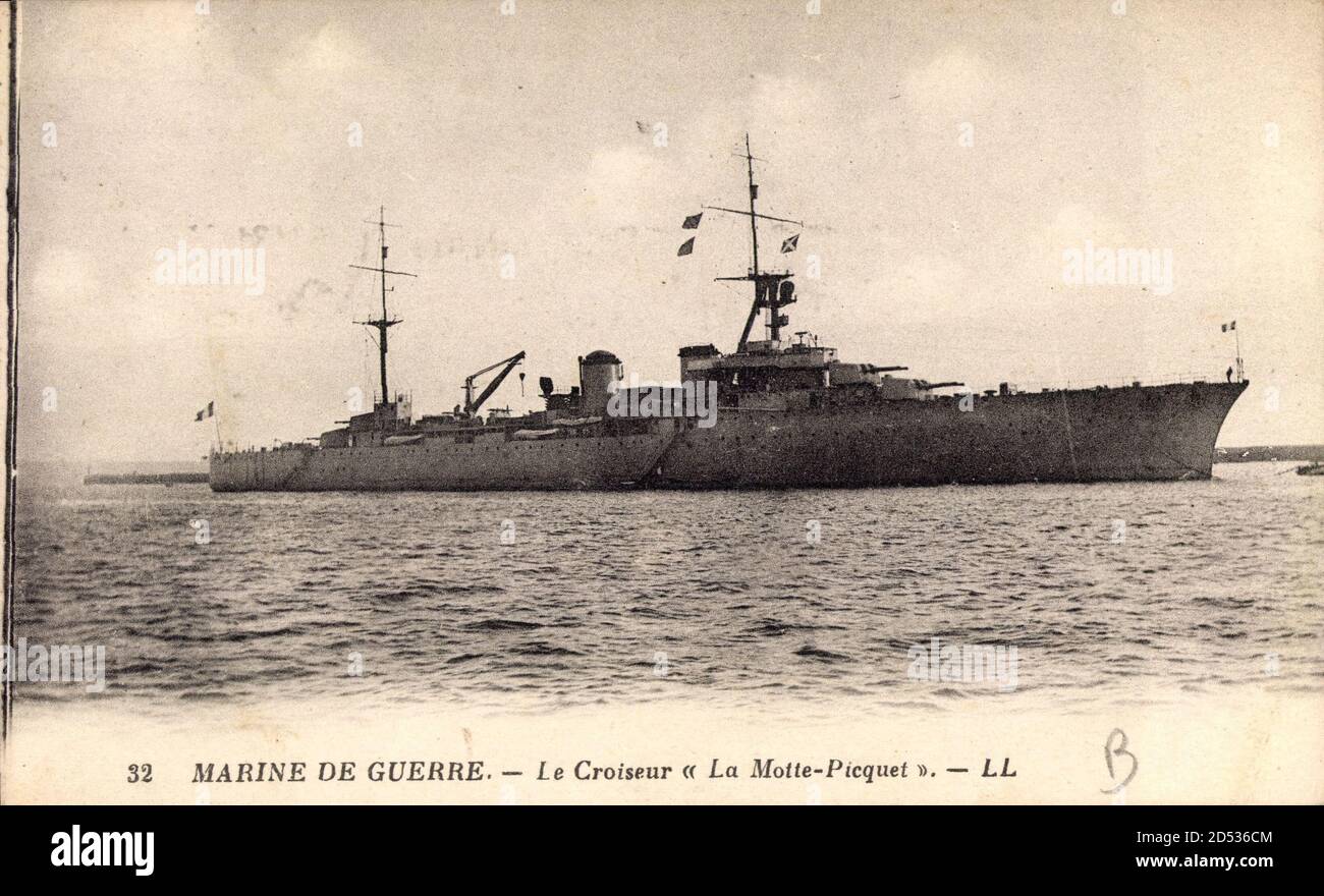 Französisches Kriegsschiff, La Motte Picquet, Le Croiseur usage