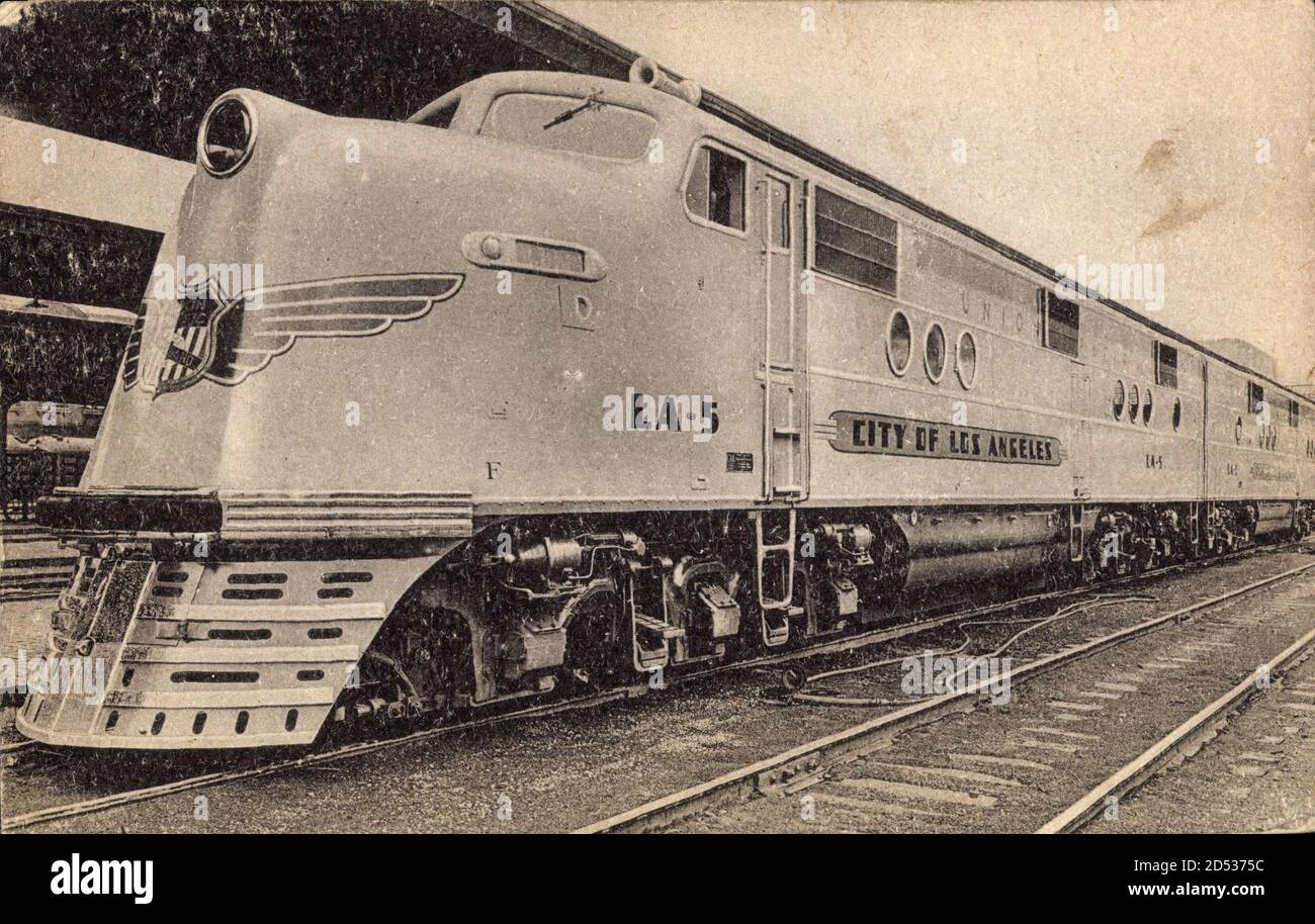 US Amerikanische Eisenbahn, Dampflokomotive, City of Los