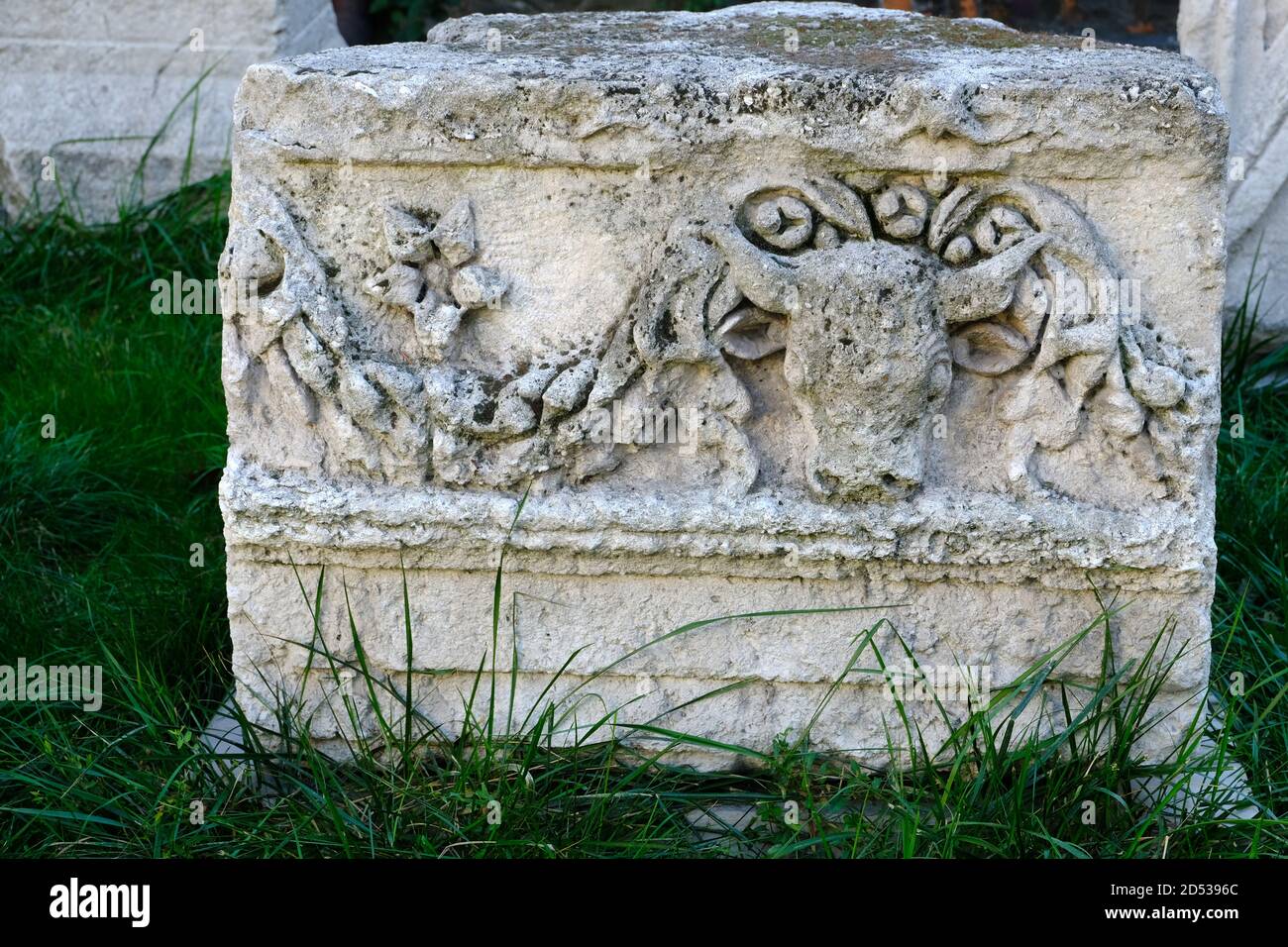 Roman Architecture Details Stock Photo