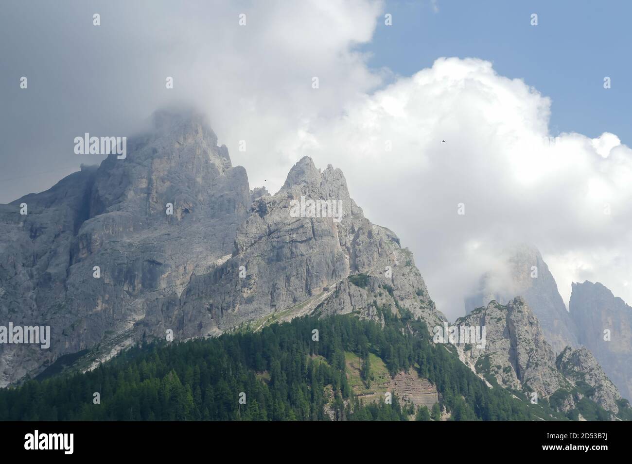 National Park Tre Cime di Lavaredo Dolomiti Stock Photo