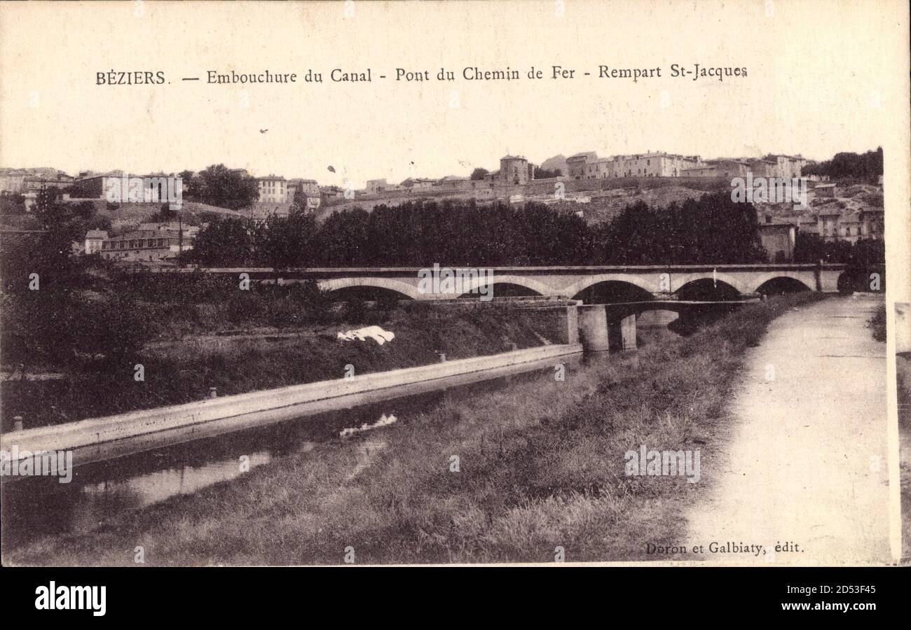 b-ziers-h-rault-embouchure-du-canal-pont-du-chemin-de-fer-rempart