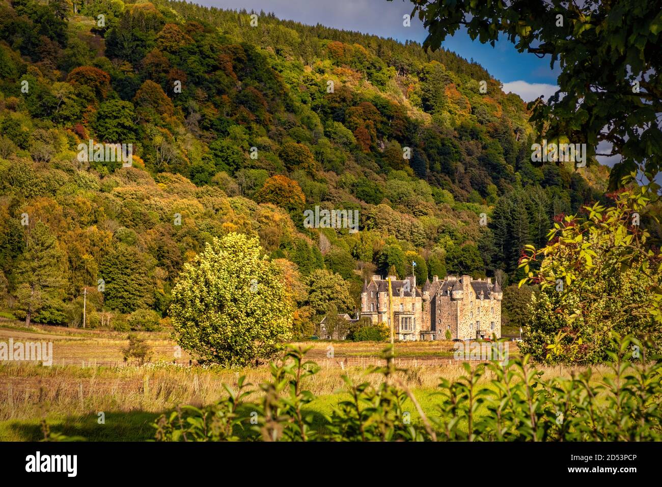 Castle Menzies, Weem, Aberfeldy, Scotland, UK Stock Photo