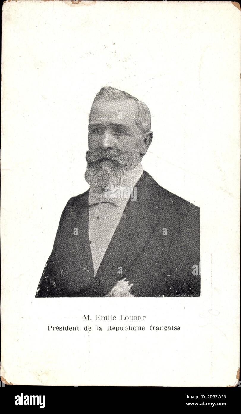 Émile François Loubet, Französischer Staatspräsident, Portrait | usage worldwide Stock Photo