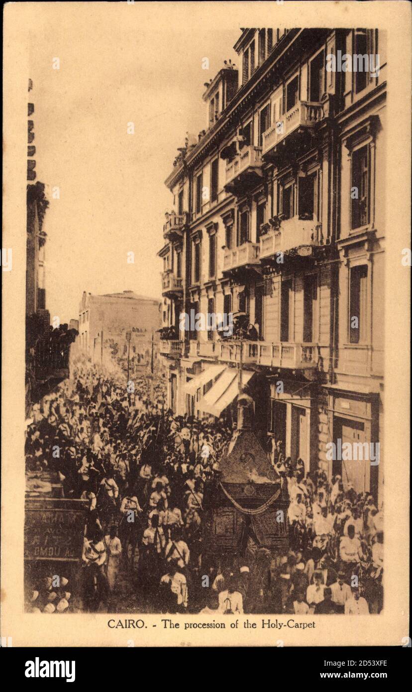 Cairo Kairo Ägypten, The procession of the Holy Carpet usage