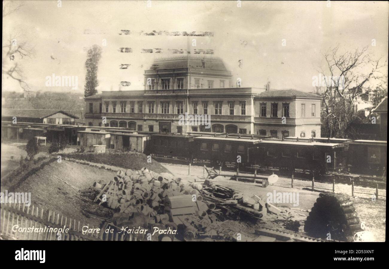 Konstantinopel Istanbul Türkei, Gare de Haida Pacha, Bahnhof