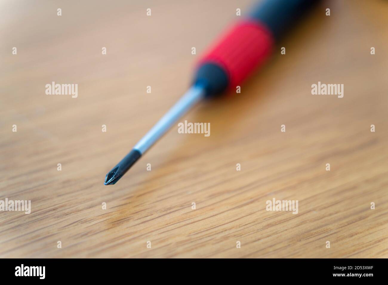 Macro shop of a Philips screwdriver Stock Photo
