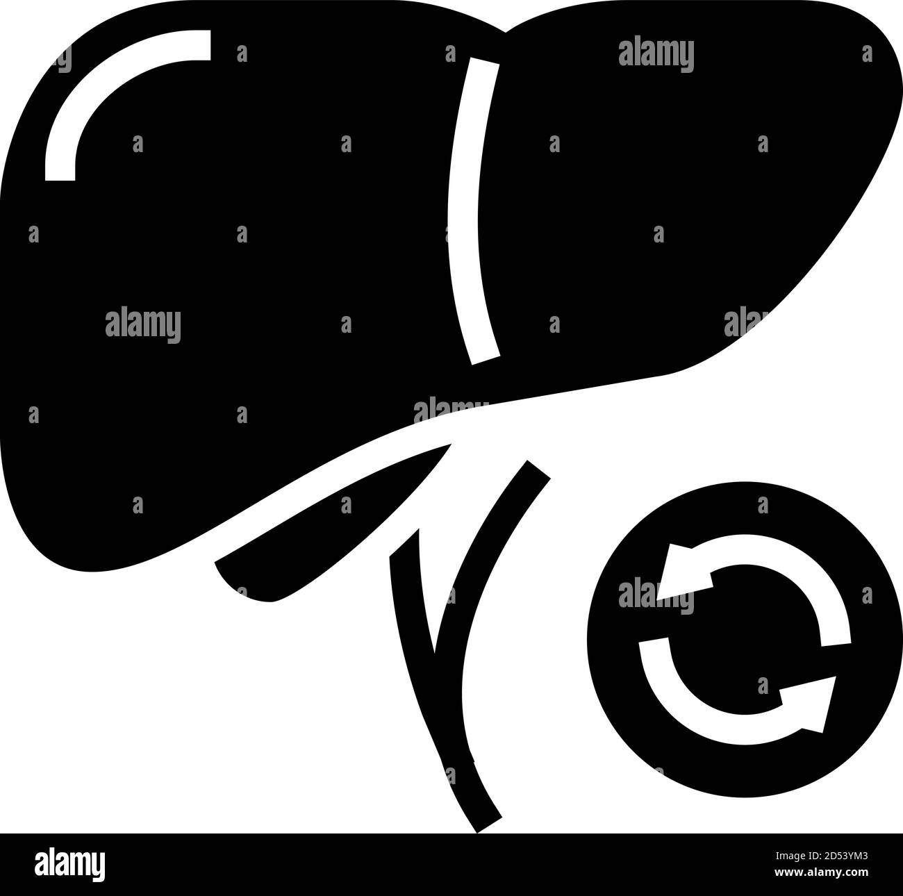 liver transplant glyph icon vector illustration Stock Vector Image & Art Alamy