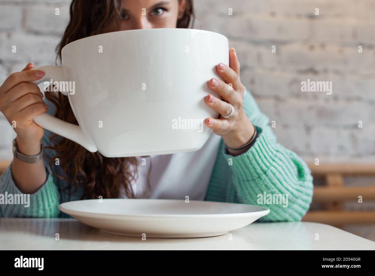 Drinking Big Cup Royalty-Free Images, Stock Photos & Pictures