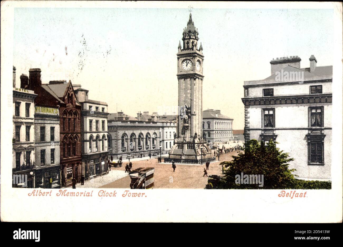 Belfast Nordirland, Albert Memorial Clock Tower, Glockenturm | usage ...