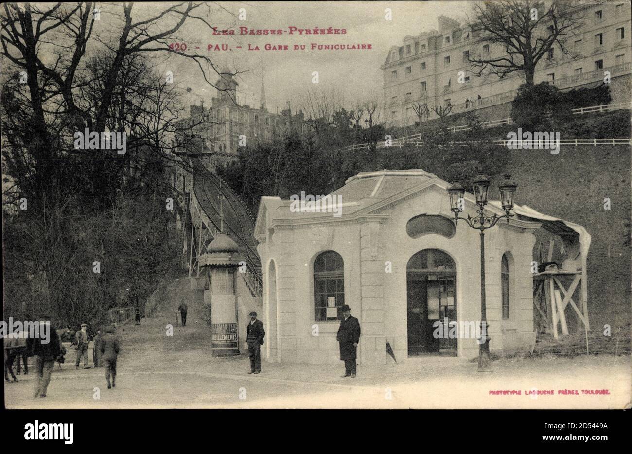 Carte Postale Ancienne (CPA) – Rives Sous Thonon – Gare Du Funiculaire – Haute Savoie (74)