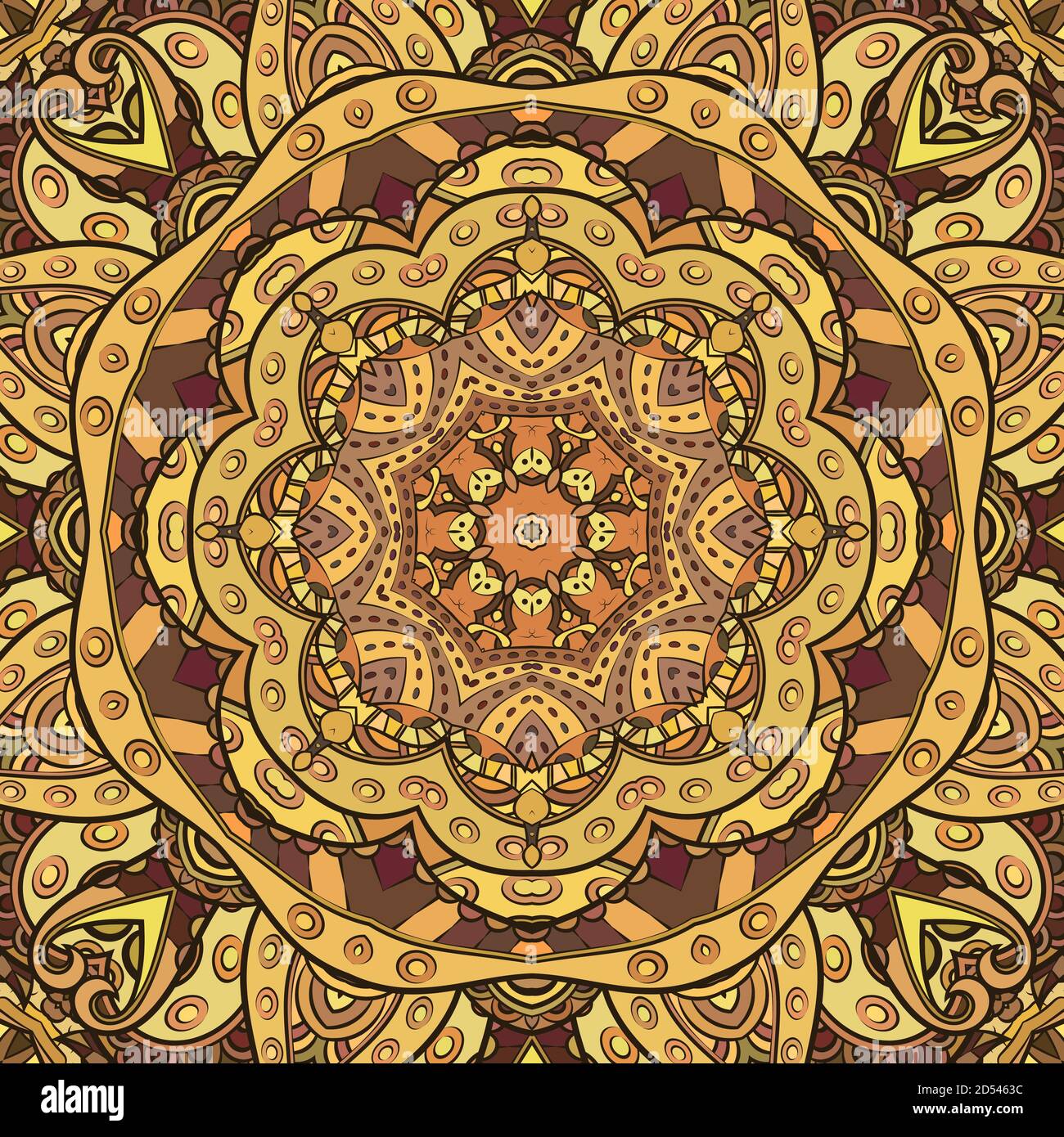 Seamless tracery tile mehndi design Stock Vector Image & Art - Alamy