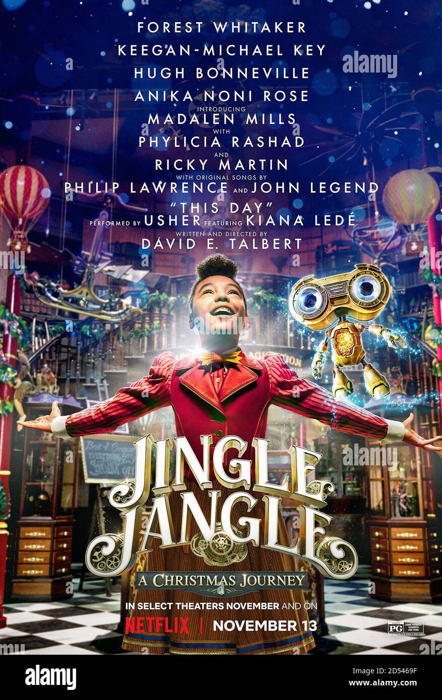 JINGLE JANGLE A CHRISTMAS JOURNEY, US poster, Madalen Mills, 2020
