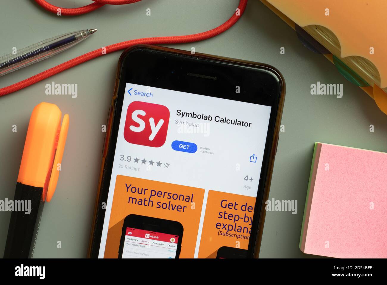 Symbolab calculator hi-res stock photography and images - Alamy