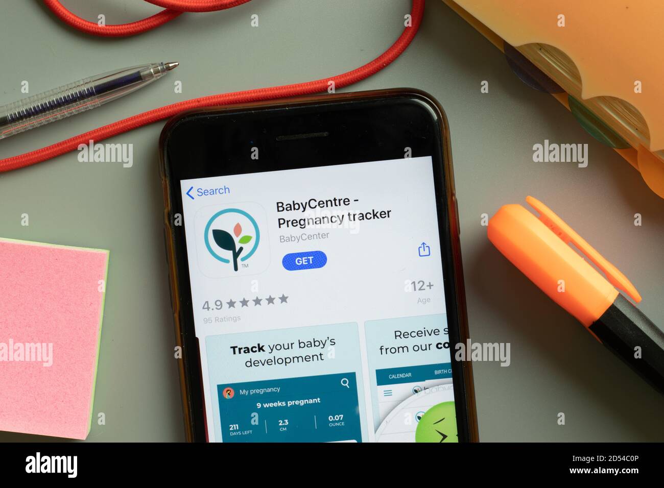 Babycentre app hires stock photography and images Alamy