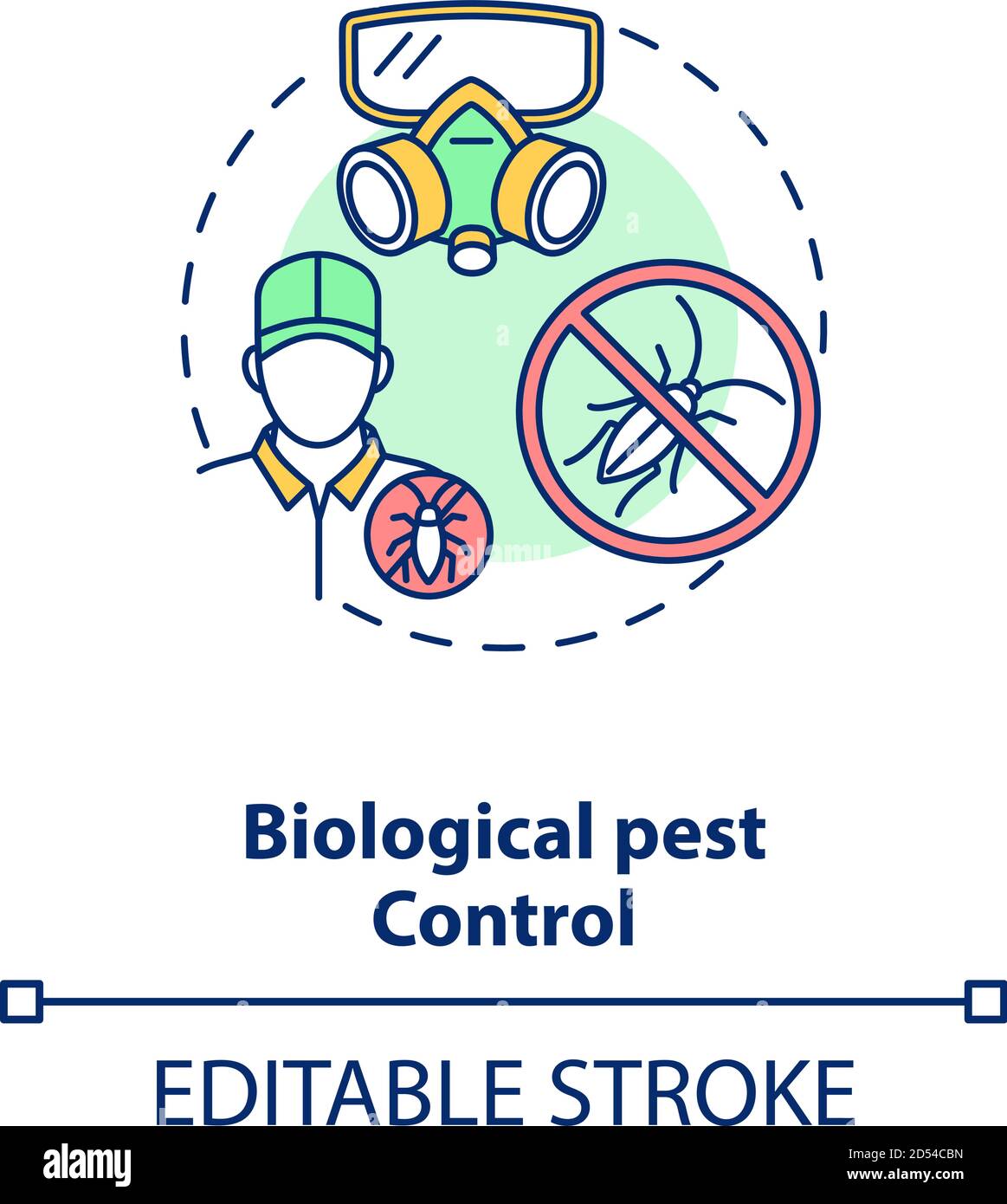 Biological pest control concept icon Stock Vector Image & Art - Alamy