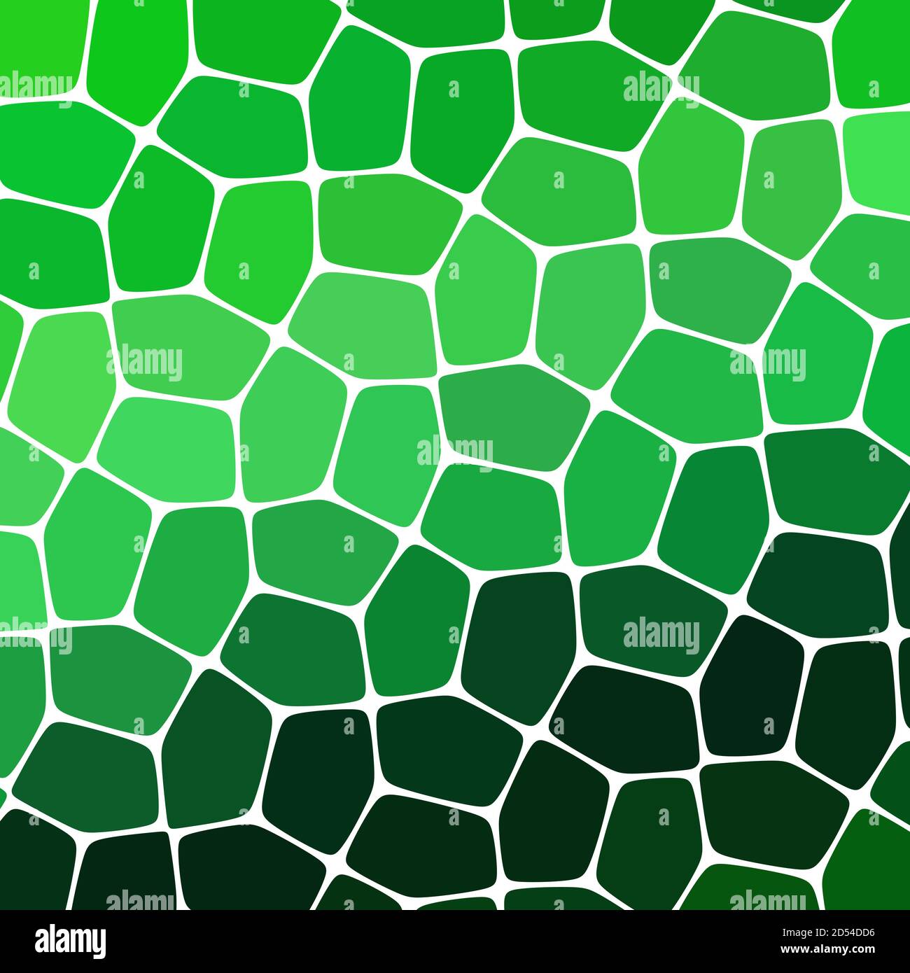Colored pebbles. colorful background. Vector graphics Green color Stock Vector